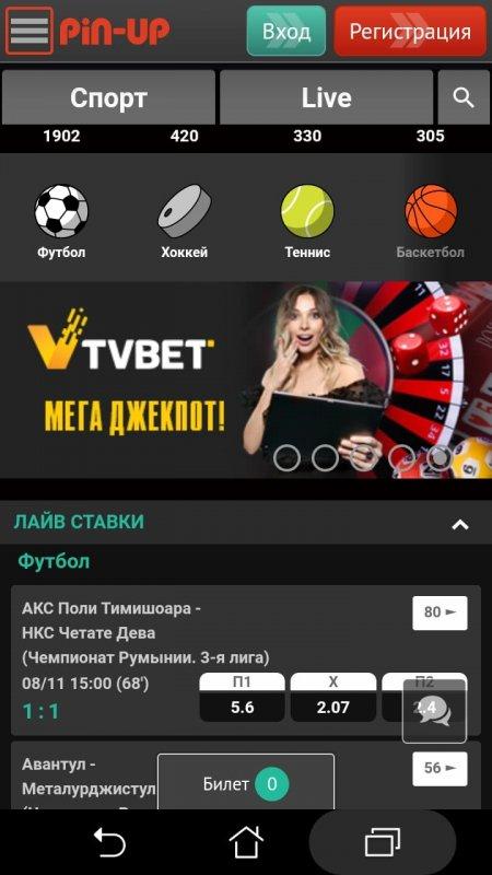 Приложение Pin up bet устанавливается в считанные секунды